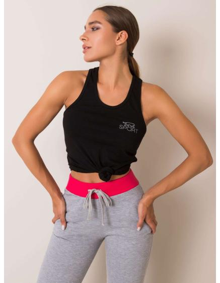 Levně Dámský top od Sophie FOR FITNESS černý