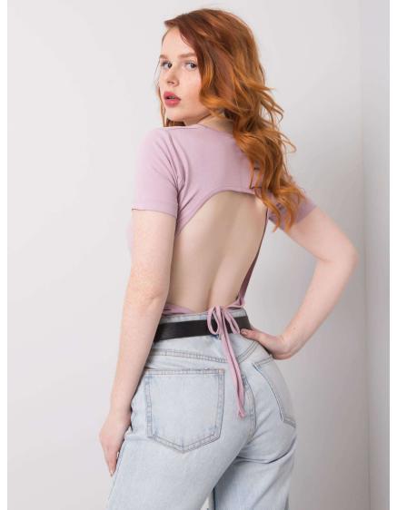 Levně Dámská blůza Pixie RUE PARIS fialová