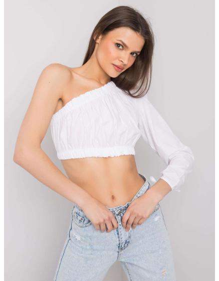 Levně Dámský top Rajani RUE PARIS bílý
