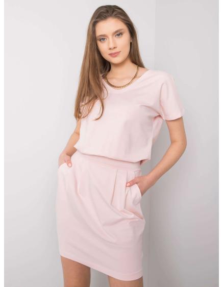 Dámské šaty Aimee RUE PARIS světle růžové