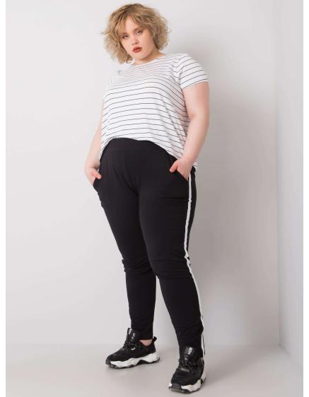 Dámské tepláky plus size KAIRI černé