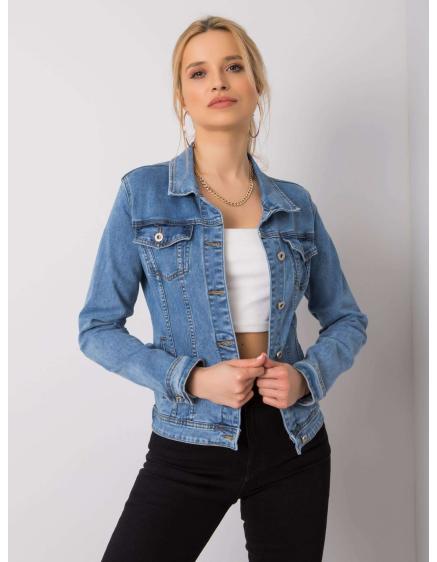 Levně Dámská bunda džínová GABRIELA modrá