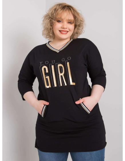 Dámská blůza IDA plus size černá