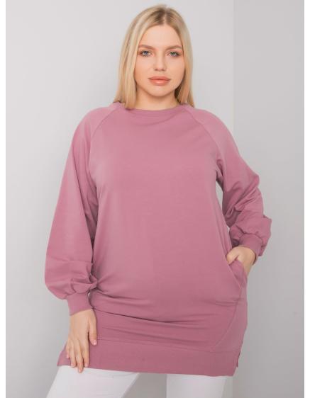 Dámská halenka plus size TOLEDO špinavě růžová