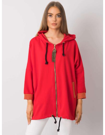 Dámská mikina  oversize BERTILLE červená