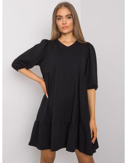 Dámské šaty bavlněné YELDA černé