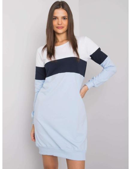 Dámské šaty Feliciana RUE PARIS námořnicky modré a bílé