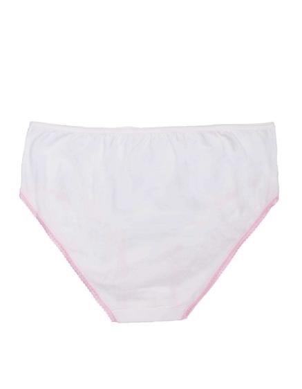Dámské kalhotky s potiskem BETHAN bílé a růžové