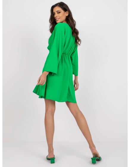 Dámské šaty s dlouhým rukávem ZAYNA zelené