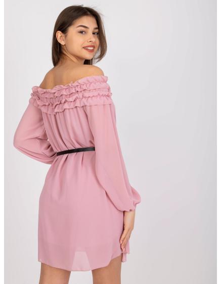 Dámské šaty mini AMELINE růžové