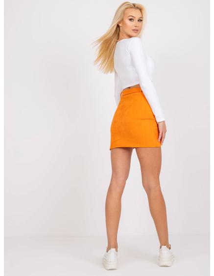 Dámská sukně semišová VERCELLI oranžová