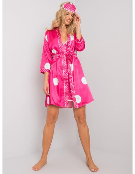 Dámské pyžamo s puntíky DOTA růžová
