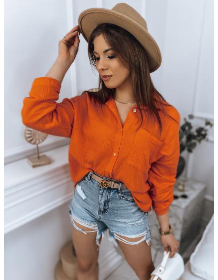 Dámská mušelínová košile SHILA oranžová