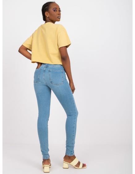 Dámské džíny skinny fit RUE PARIS modré Dámské džíny skinny fit RUE PARIS modré