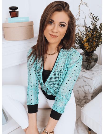 Levně Dámská bunda bomber NANES modrá
