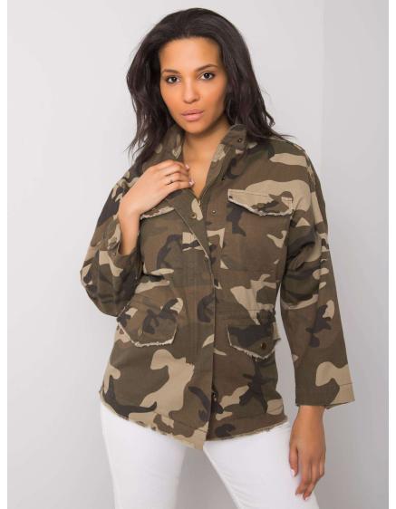 Levně Dámská bunda maskovací ROCHELLE khaki