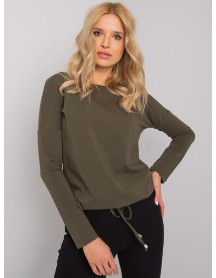 Levně Dámská halenka CARLA khaki