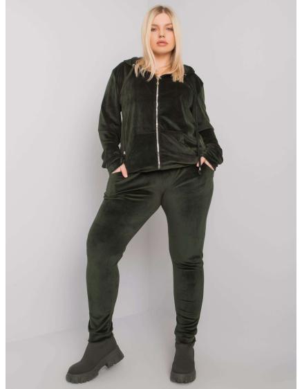 Dámská souprava plus size MICHELL khaki