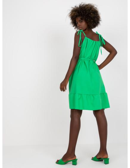 Dámské šaty mini RUE PARIS zelené