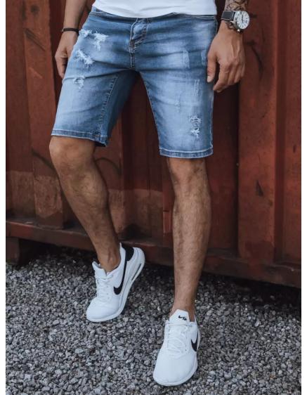 Levně Pánské šortky džínové MIA modré