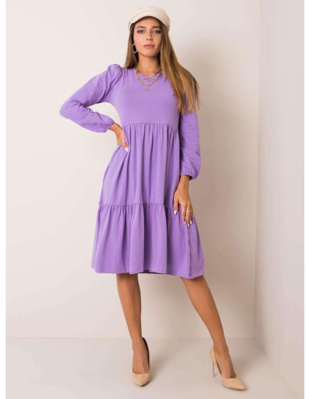 Dámské šaty od Yonne RUE PARIS fialové