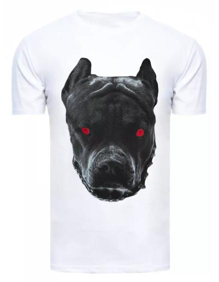 Levně Pánské tričko LAKY bílé