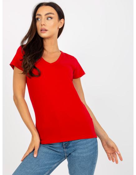 Dámské tričko s krátkým rukávem LELA červené