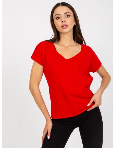Dámské tričko bavlněné ANIA červené