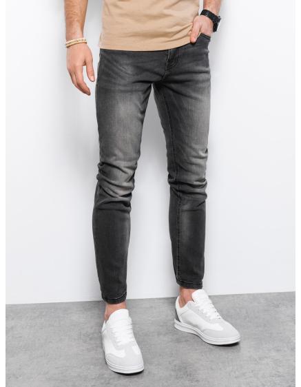 Pánské džíny ISSAC tmavě šedé