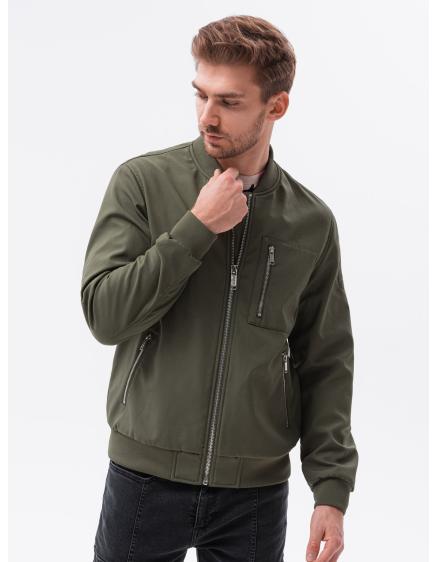 Pánská bunda bomber LUCAS dark olive