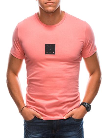 Pánské tričko TRISH korálová barva