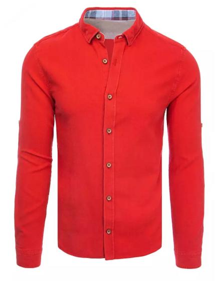 Pánská košile STYLE červená
