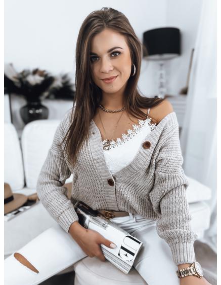 Levně Dámský svetr MINSTRAL béžový