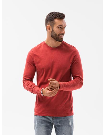 Pánské tričko s dlouhým rukávem KETA červené