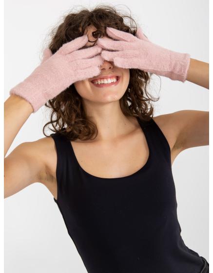 Dámské zimní rukavice GENY světle růžové