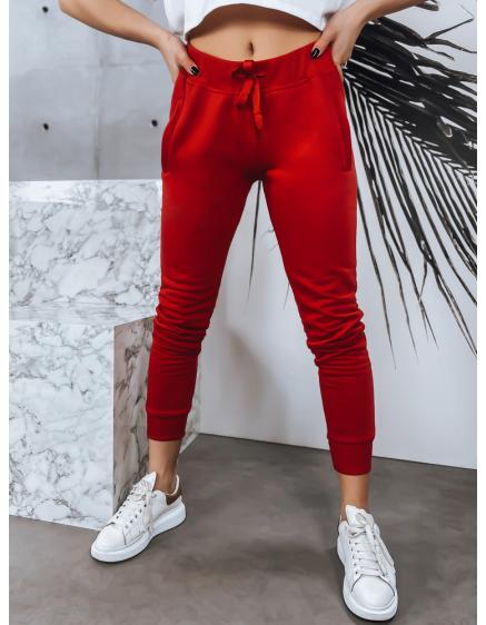 Dámské teplákové kalhoty FITS červené
