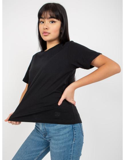 Dámské jednobarevné tričko MAYFLIES černé