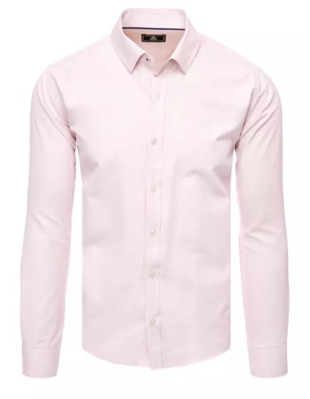 Pánská košile C14 světle růžová