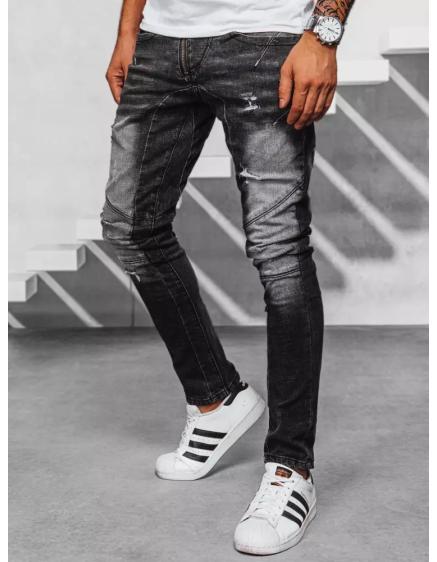 Pánské kalhoty džínové Y10 černé