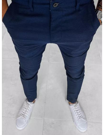Pánské kalhoty chinos CREA tmavě modré
