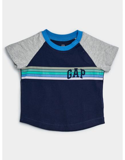 Baby tričko GAP logo raglan