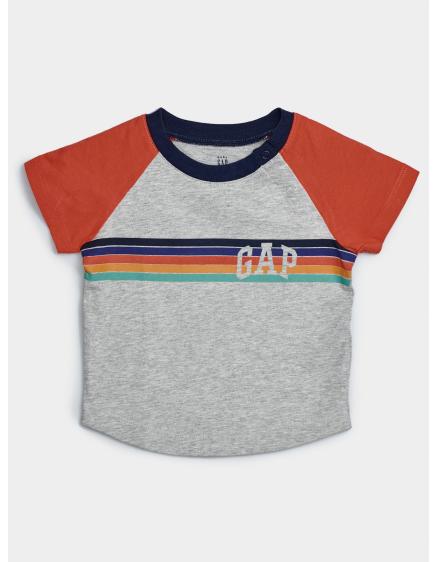 Baby tričko GAP logo raglan