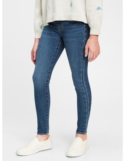 Levně Dětské džíny jeggings stretch