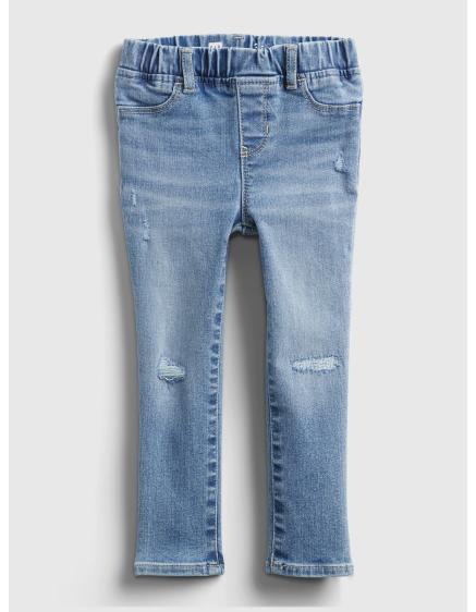Levně Dětské džíny distressed jeggings stretch