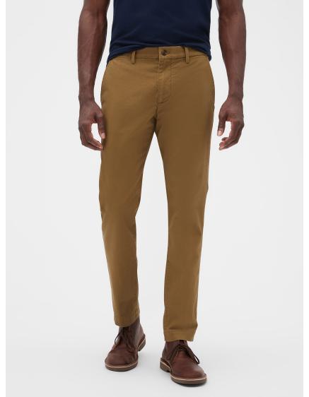 Kalhoty essential khaki skinny fit GapFlex