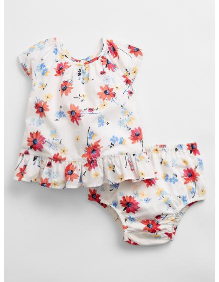 Baby body floral set
