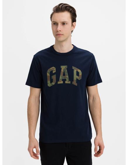 Levně Tričko GAP logo v-ss camo arch